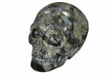 Carved, Que Sera Stone Skull #118097-1